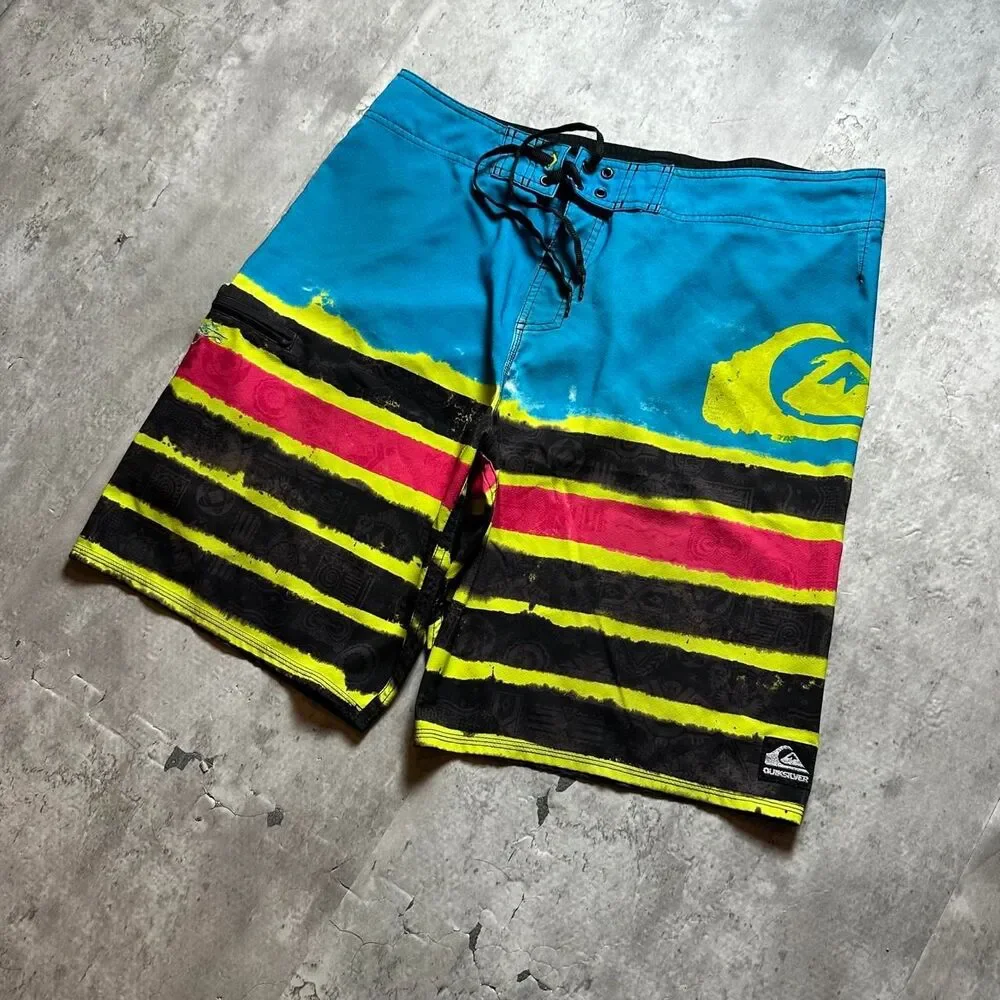 Quiksilver Men's Multi Swim-briefs-shorts